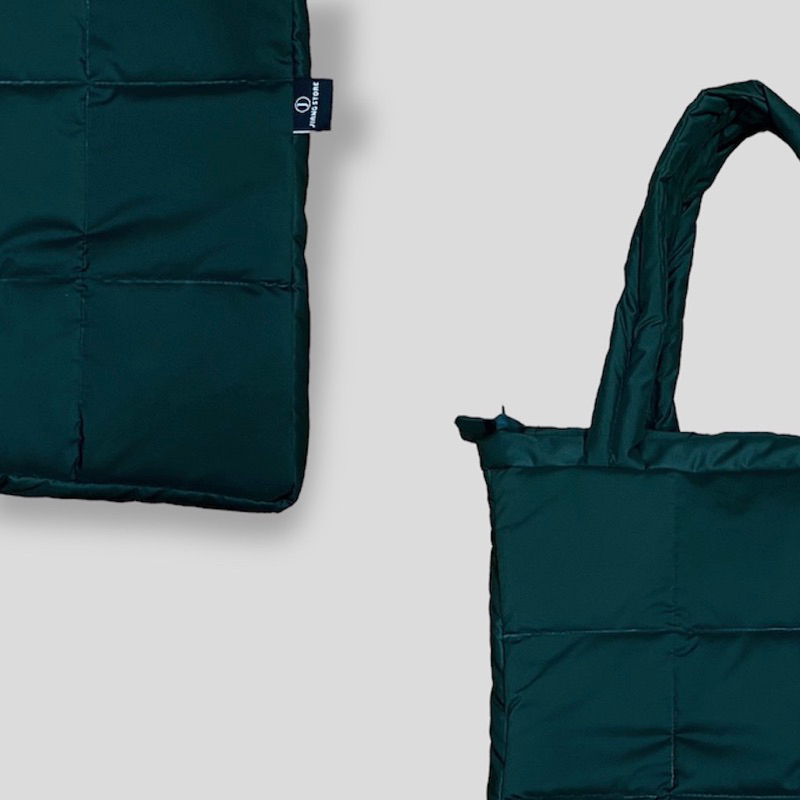 Túi TOTE trần bông kẻ caro - túi đeo chéo local brand JAING STORE