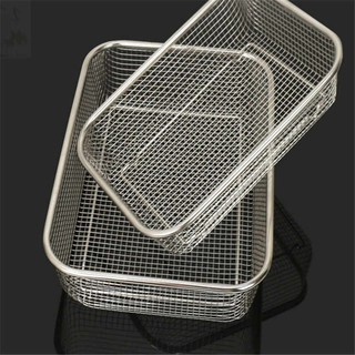 Rổ inox đa năng dày đẹp, Rổ vuông, chữ nhật inox xịn không gỉ sét nhiều kích cỡ dễ sử dụng