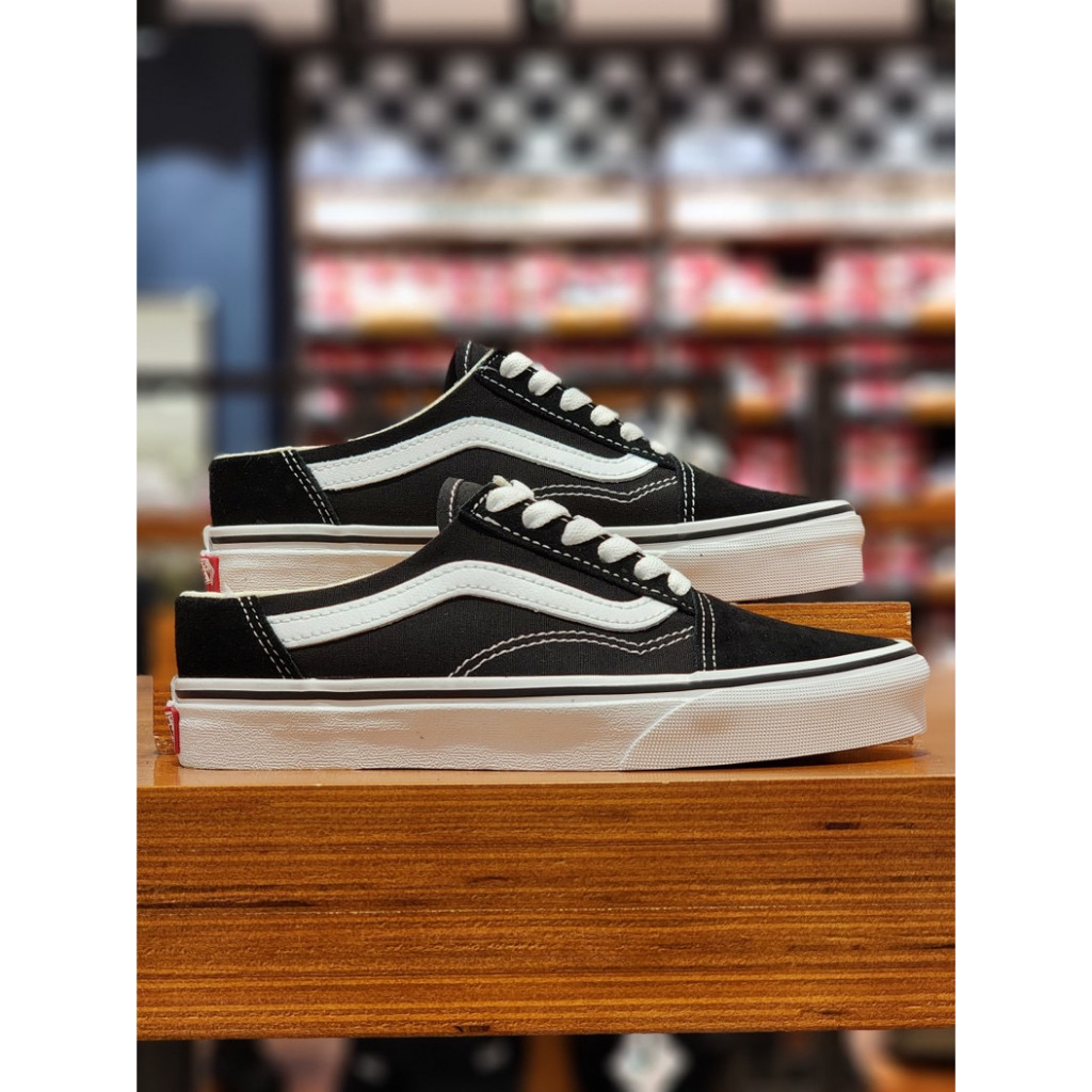 Vans old skool mule 2023 đen trắng chính hãng chuẩn full box cho nam nữ