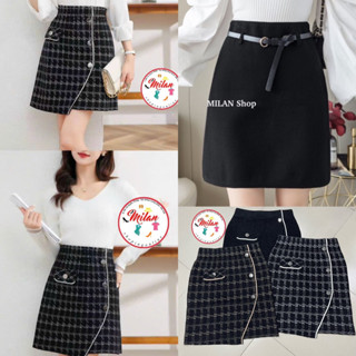 Chân váy len ngắn các kiểu thời trang