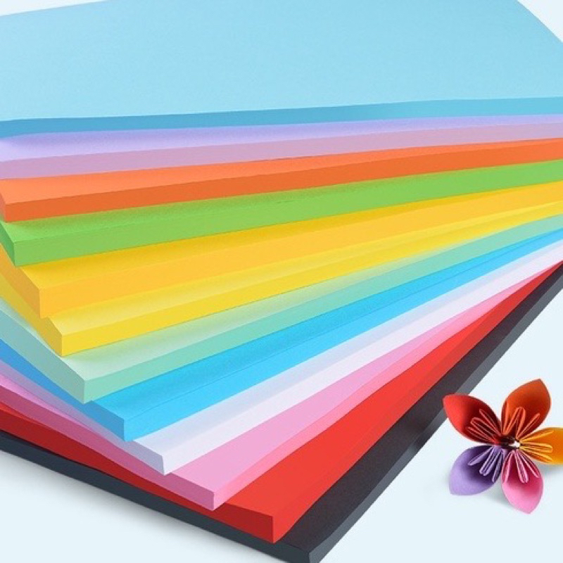 10 tờ giấy bìa A3 màu đỏ