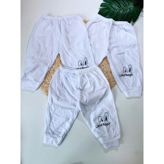 Quần dài sơ sinh đáp đũng 100% cotton  cho bé trai / bé gái 3-9kg