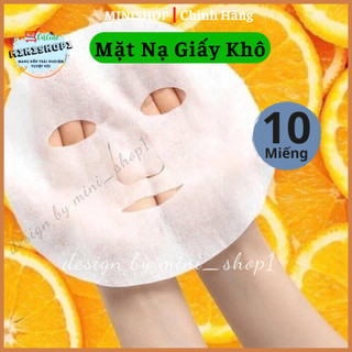 Mặt nạ giấy khô Devi 10 miếng dùng để dưỡng da đắp mặt nạ dưỡng ẩm