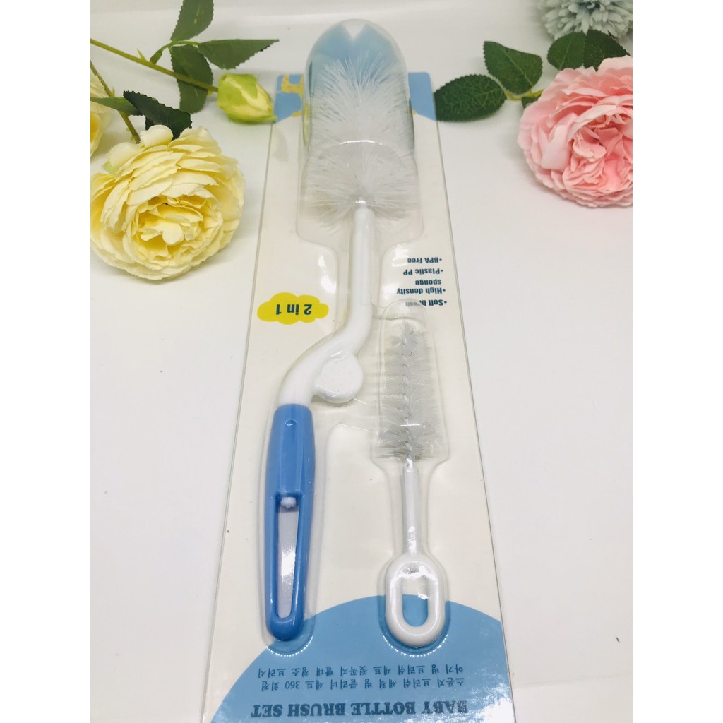 Cọ bình sữa Gb baby 2in1