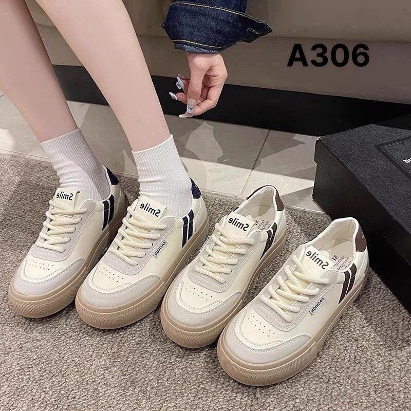 Giầy thể thao nữ chất da siêu mềm êm,kiểu dáng đẹp trẻ sang chảnh