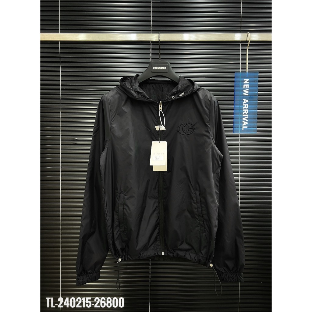 🔥Hot🔥Áo khoác gió GC 2 mặt logo sắt thiết kế hot trend Nam nữ New 2023