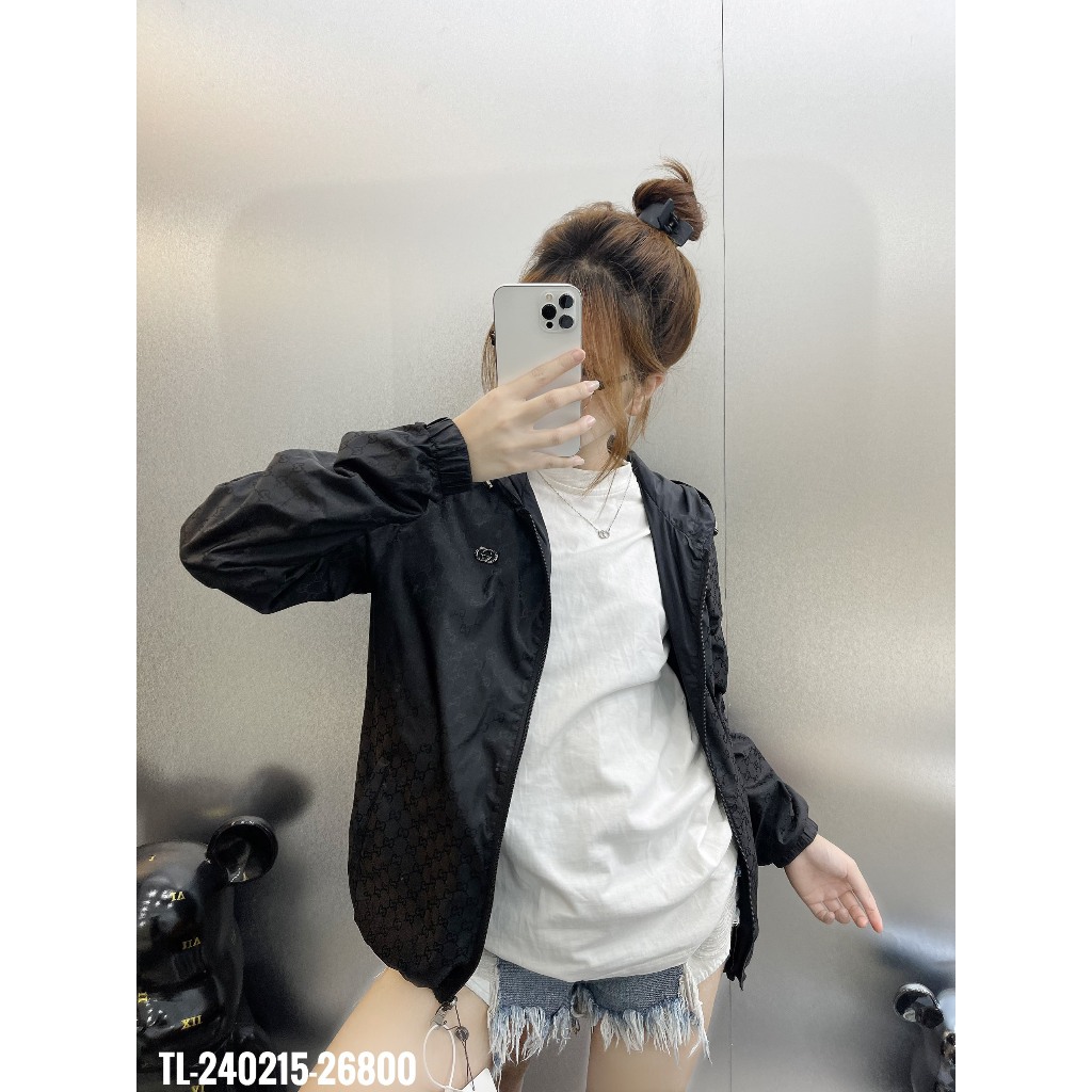 🔥Hot🔥Áo khoác gió GC 2 mặt logo sắt thiết kế hot trend Nam nữ New 2023