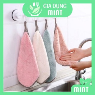Khăn lau tay sợi len mềm mịn - khăn lau khô tay nhanh chóng
