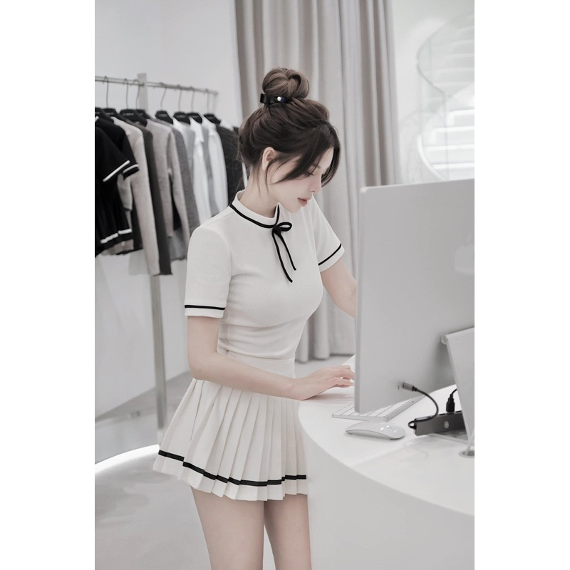 Set Tăm Nơ Mix Chân Váy Chuẩn MPB