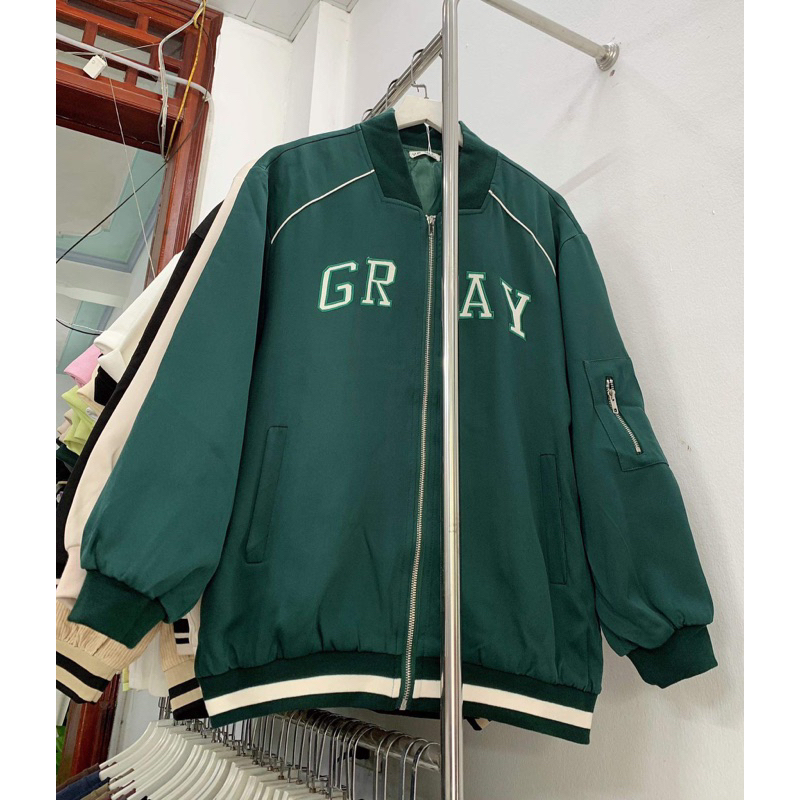 Áo khoác gió Fom rộng unisex