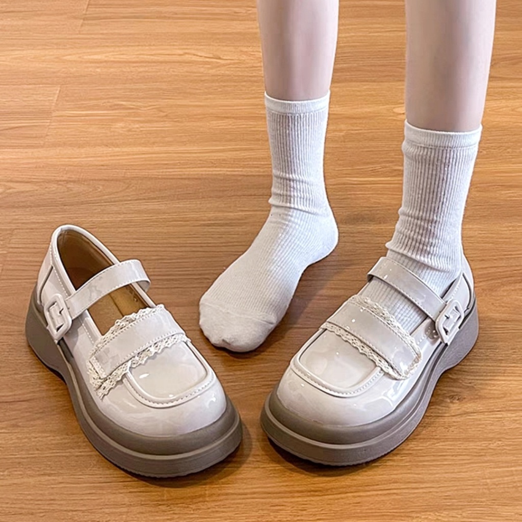 Giày búp bê nữ cao cấp KORI-3005 đế cao fullbox - Giày lolita nữ dễ thương sang chảnh