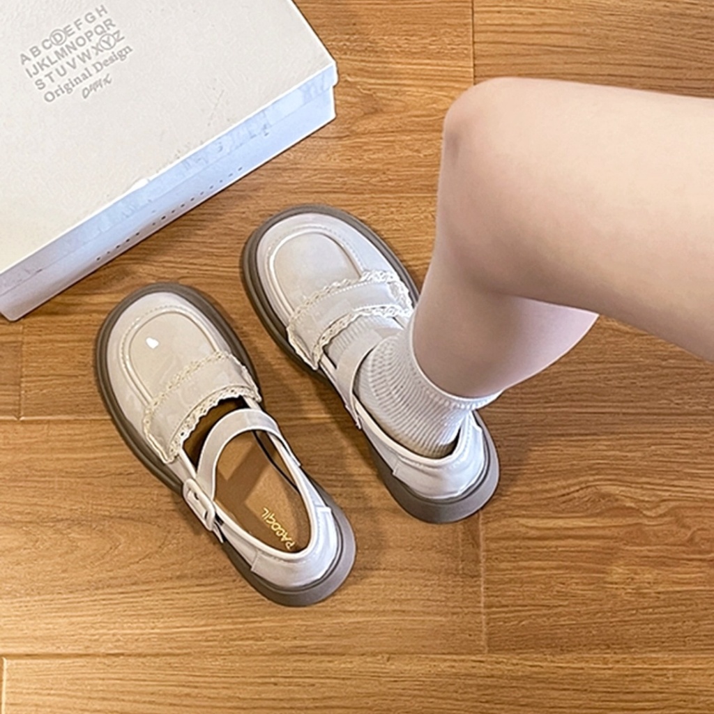 Giày búp bê nữ cao cấp KORI-3005 đế cao fullbox - Giày lolita nữ dễ thương sang chảnh