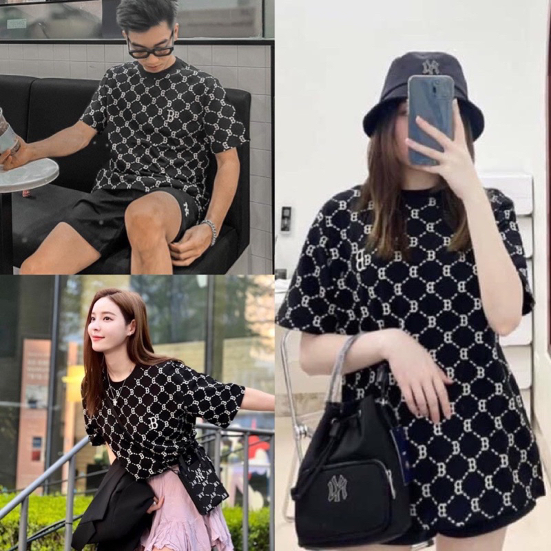 Áo thun m lb đủ màu họa tiết Monogram phối màu