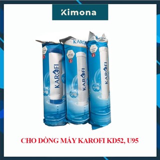 Bộ 3 lõi lọc nước karofi 123 dùng cho model kd52, u95 ---- bộ karofi post carbon