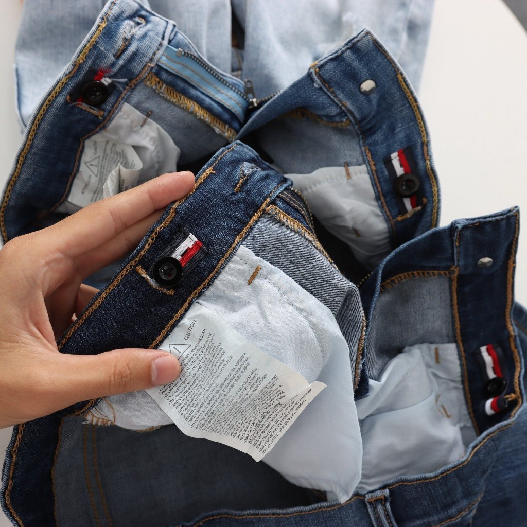 Quần short jean cho bé trai size từ 15kg - 50kg có độ co giãn mềm mịn thoải mái vận động có 4 màu