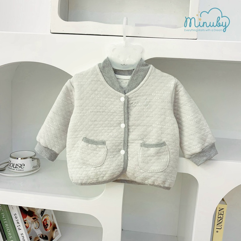 Áo khoác trần bông Minuby size 5-10kg