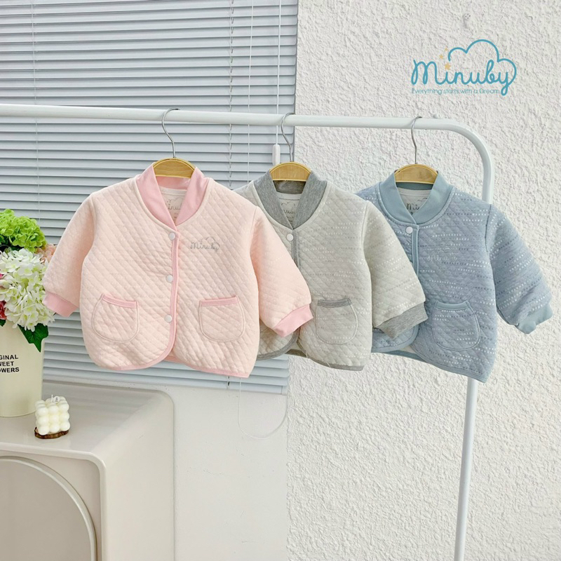 Áo khoác trần bông Minuby size 5-10kg