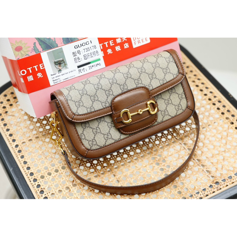 Túi Xách Gucci Horsebit Bản Ngang Size 25  -  By Anh Dinh Phuong