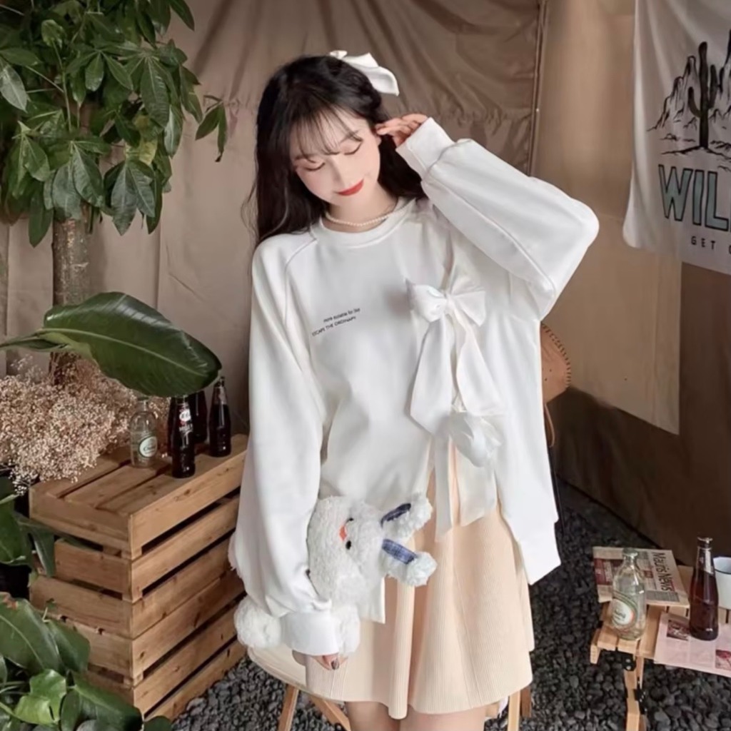 Áo hoodie, sweater nữ form rộng unisex chất nỉ bông dày tui zip