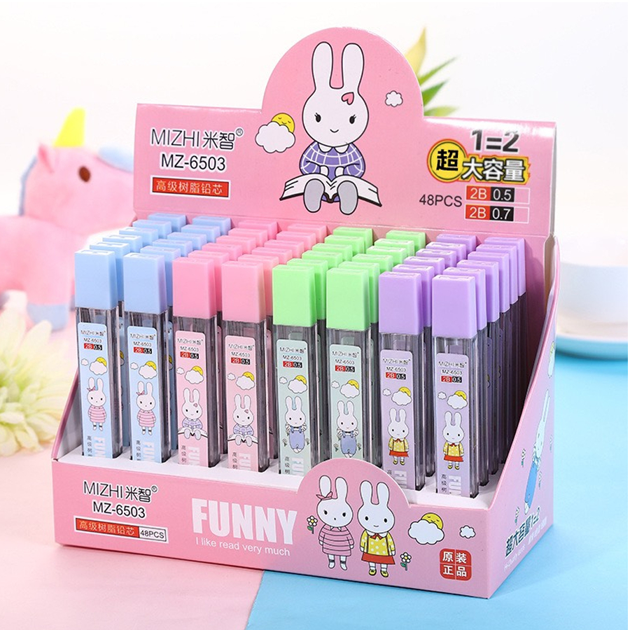 Hộp Ngòi Chì kim 2B Ngòi 0.5 mm hoặc 0.7 mm