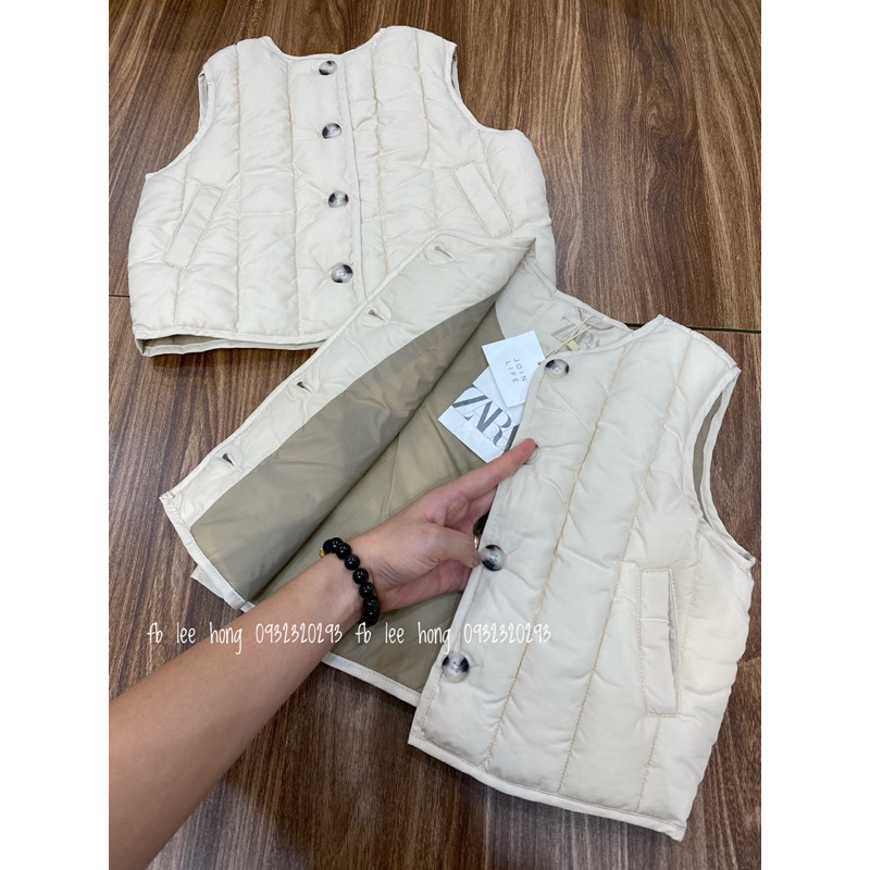Áo gile zara dư xịn siêu nhẹ