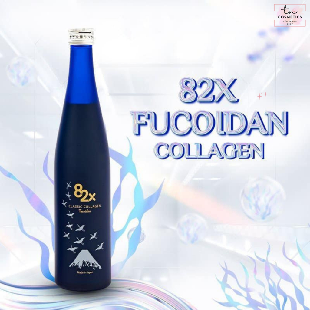 Nước uống 82X FUCOIDAN COLLAGEN Hàm Lượng 120.000mg collagen, Fucoidan Từ Tảo Nâu Mozuki