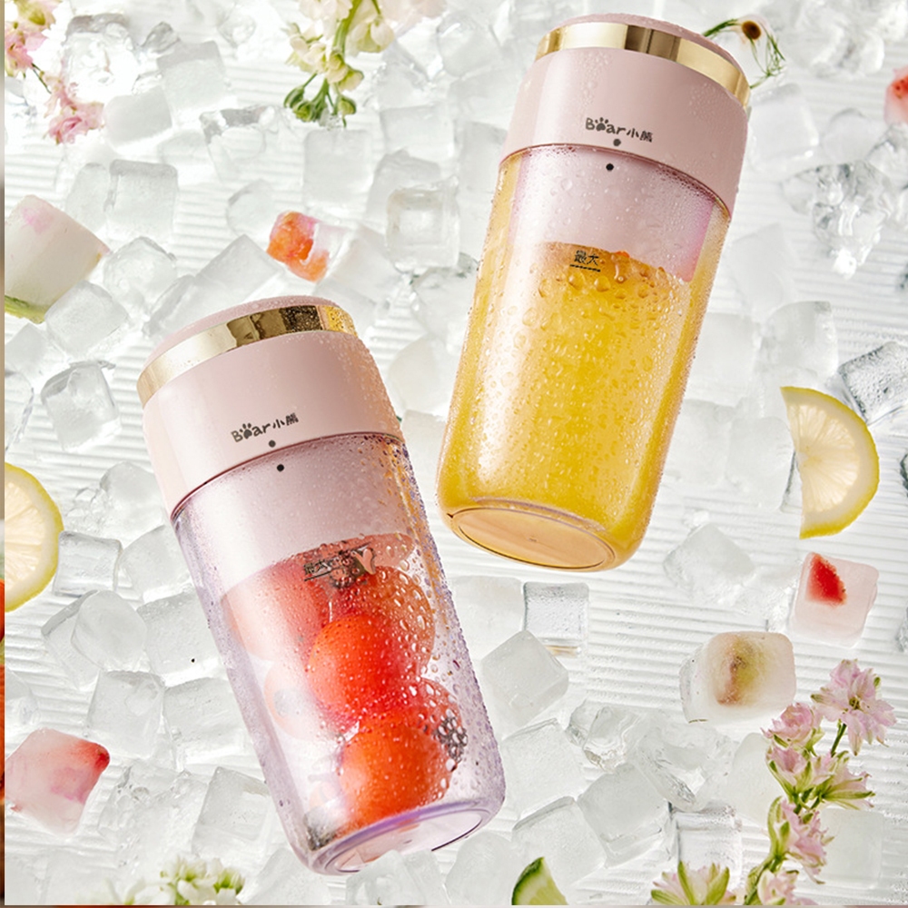 Máy Xay Sinh Tố Cầm Tay Bear LLJ-E03F1 Dao 6 Lưỡi Dung Tích 300ML Bảo Hành 12 Tháng