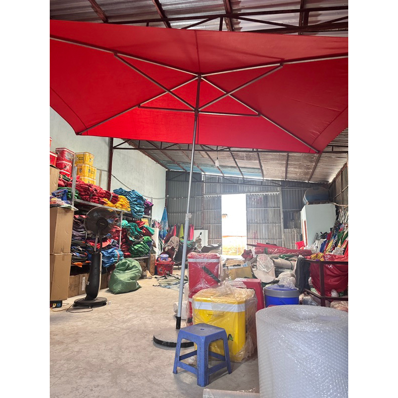 Dù chữ nhật siêu rộng siêu to kt 3m2*2m2 cao 2m8 vải cao cấp chưa có đế