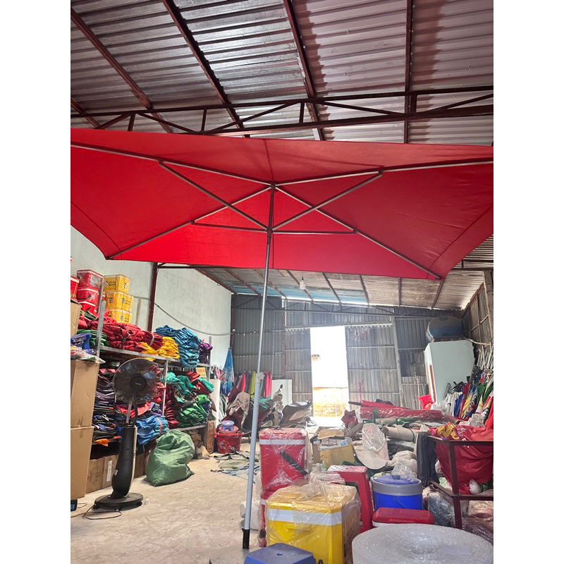 Dù chữ nhật siêu rộng siêu to kt 3m2*2m2 cao 2m8 vải cao cấp chưa có đế