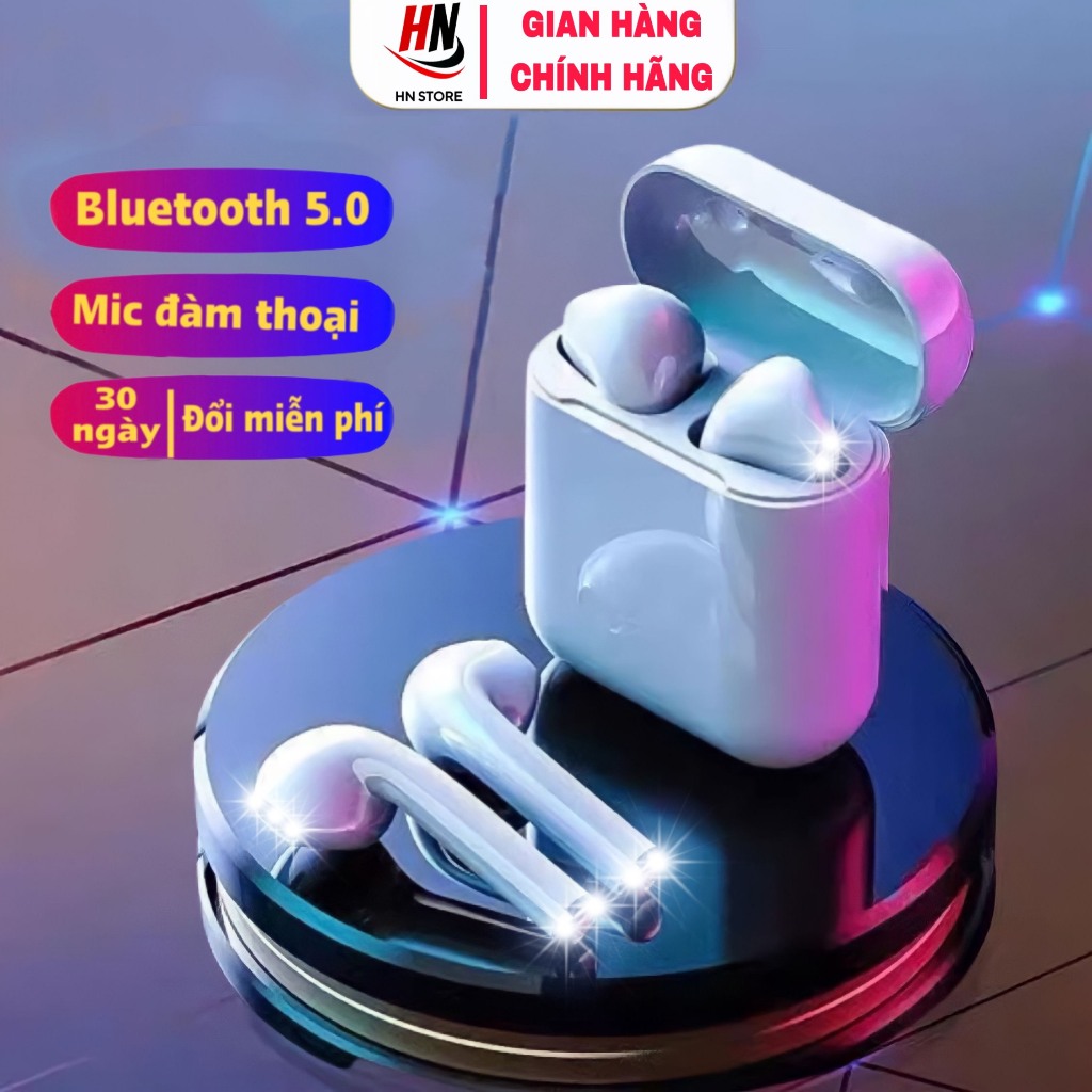 Tai nghe Bluetooth Không Dây I12 cao cấp Full Chức Năng Cảm ứng cực nhạy dùng cho các dòng điện thoại