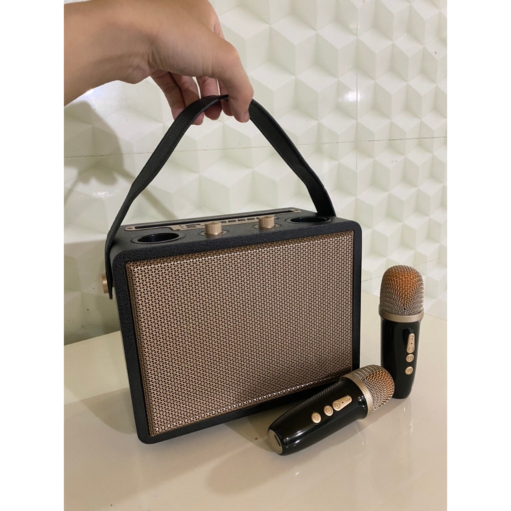 Loa hát karaoke MA-530 tặng kèm 2 mic không dây , công suất 20w , bảo hành 12 tháng lỗi 1 đổi 1
