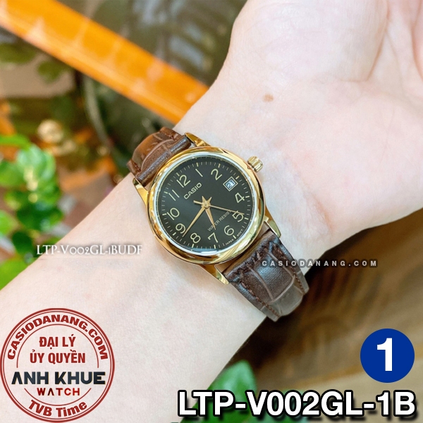 Đồng hồ nữ dây da Casio chính hãng Anh Khuê LTP-V002 Series