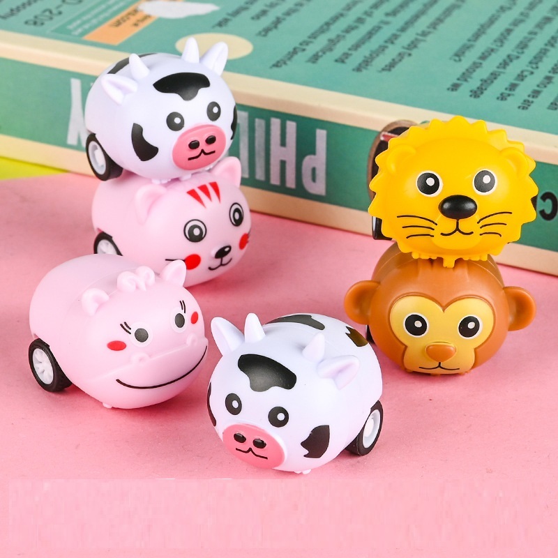 Mô Hình Động Vật Chạy Bằng Cót, Động Vật Chạy Đà Dễ Thương Cho Bé Chơi Và Trang Trí Siêu Tầm Động Vật