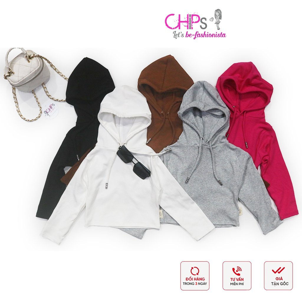 Áo Hoodie Dáng Croptop Phong Cách Cá Tính Cho Bé Gái
