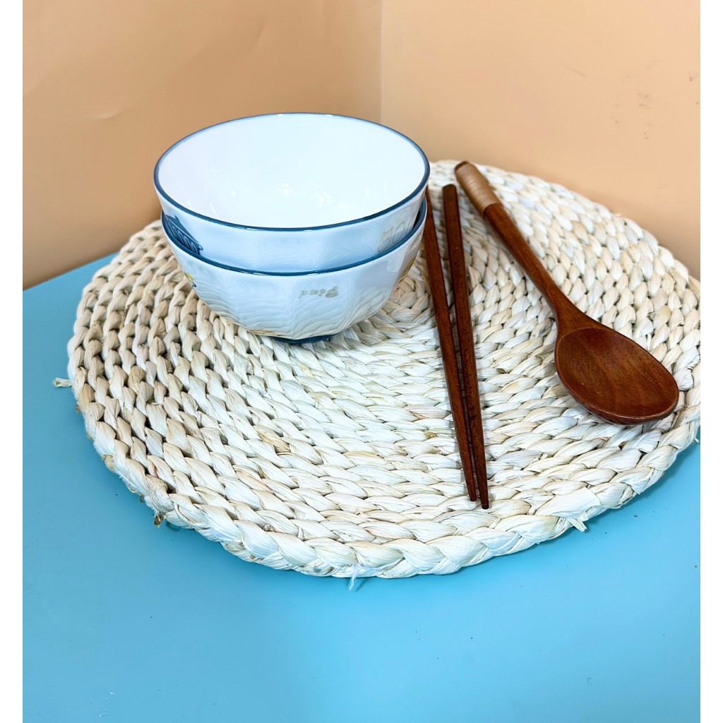 Bộ Bát Tách Lẻ Chén Đĩa Họa Tiết Bộ Đồ Ăn Phong Cách Bắc Âu Men Sáng Đẹp,Sử Dụng Được Cho Lò Vi Sóng Và Máy Rửa Bát