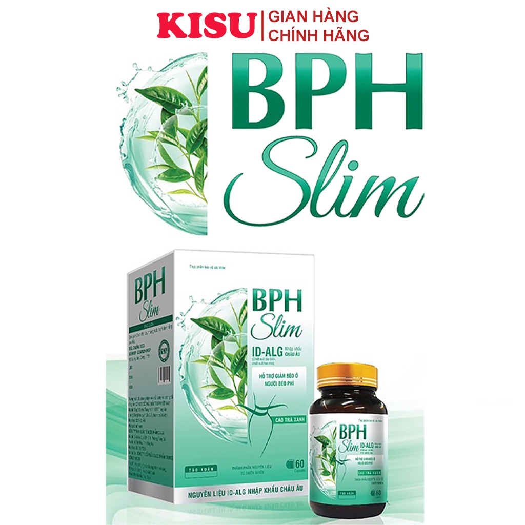 Viên Uống Giảm Cân Slim Giúp Giảm Béo Giảm Mỡ Bụng An Toàn Chính Hãng Nhập Khẩu Châu Âu BPH SLim - Hộp 30 Viên