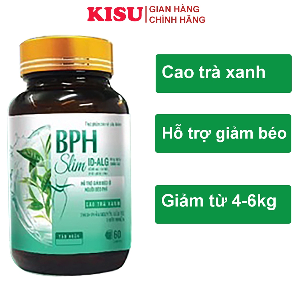 Viên Uống Giảm Cân Slim Giúp Giảm Béo Giảm Mỡ Bụng An Toàn Chính Hãng Nhập Khẩu Châu Âu BPH SLim - Hộp 30 Viên