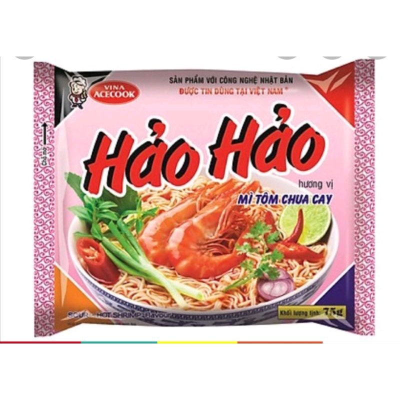 Combo 10 gói mì hảo hảo chua cay