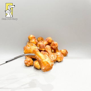 Xương sữa quấn gà nướng cho chó- Chicken Fillet Wrap Rawhide Knotted Bone Daddy Dog