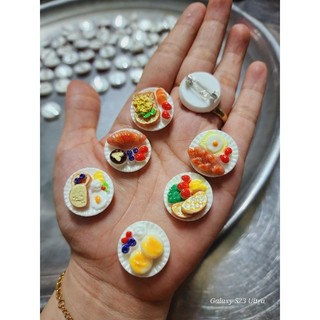 ghim cài áo mẫu dimsum dễ thương