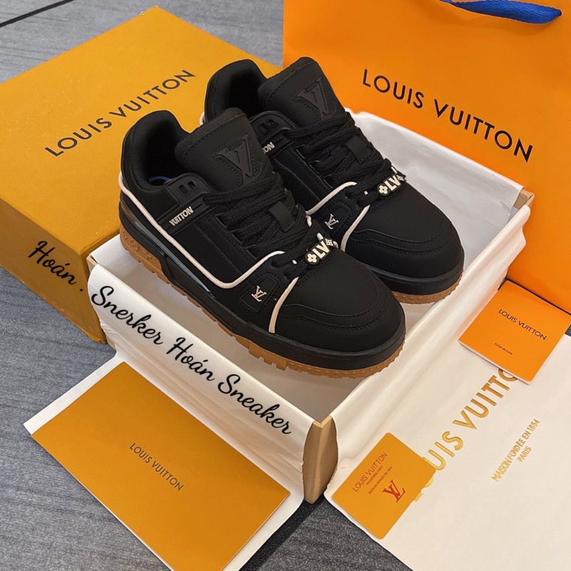 Giày L.V Luxury phiên bản black cá tính 36-44