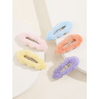 Kẹp Tóc Phối Lông Phong Cách Hàn Quốc Thời Trang Cho Nữ siêu CUTE
