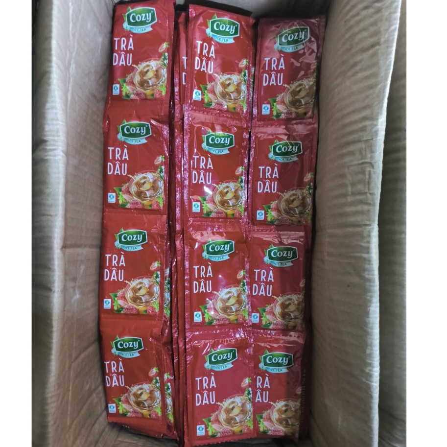 Trà Đào/ Dâu/ Vải/ Bí Đao Hòa Tan Cozy Icetea  300g 12dây *25gr