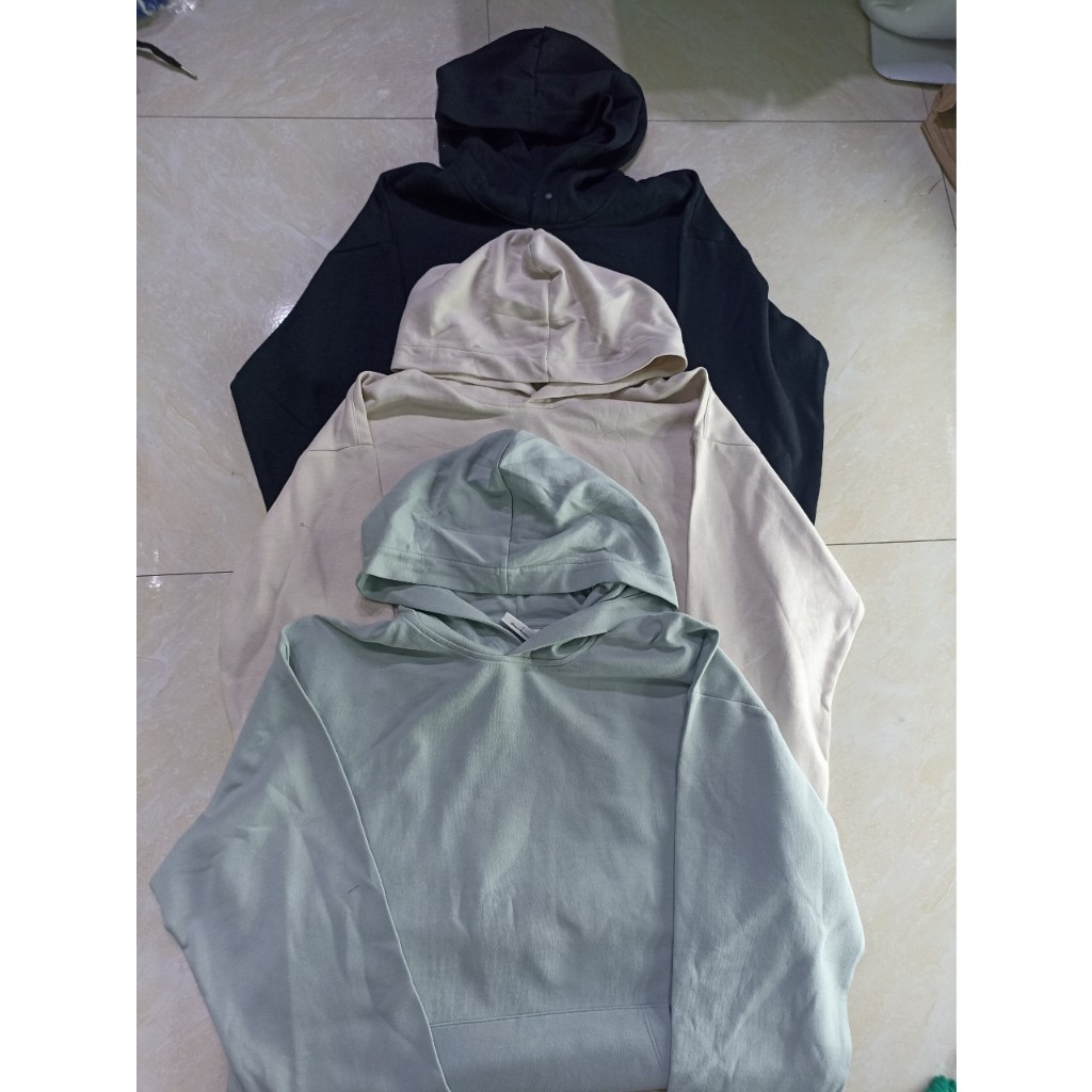 Áo nỉ hoodie xuất Hàn dư xịn dáng rộng unisex