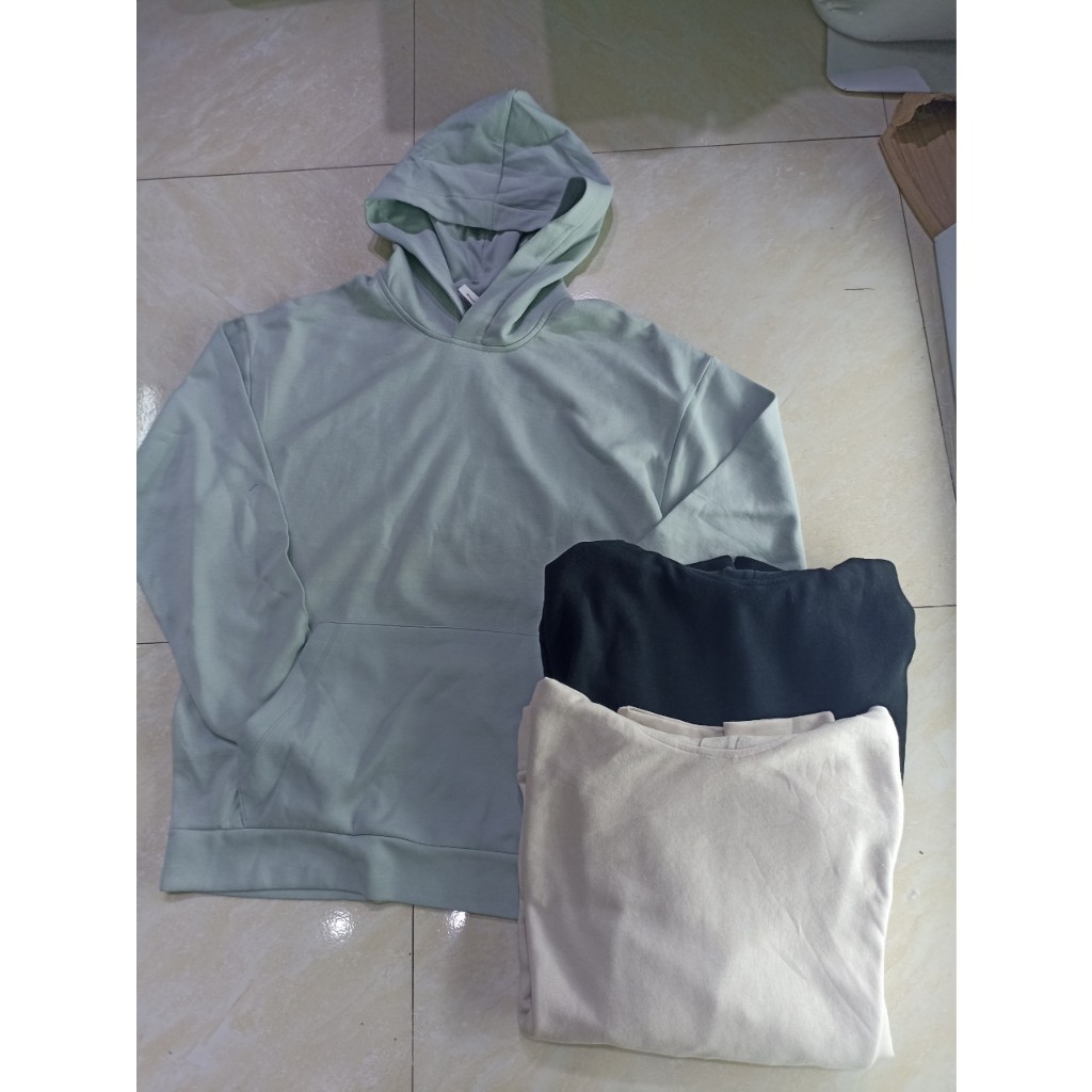 Áo nỉ hoodie xuất Hàn dư xịn dáng rộng unisex