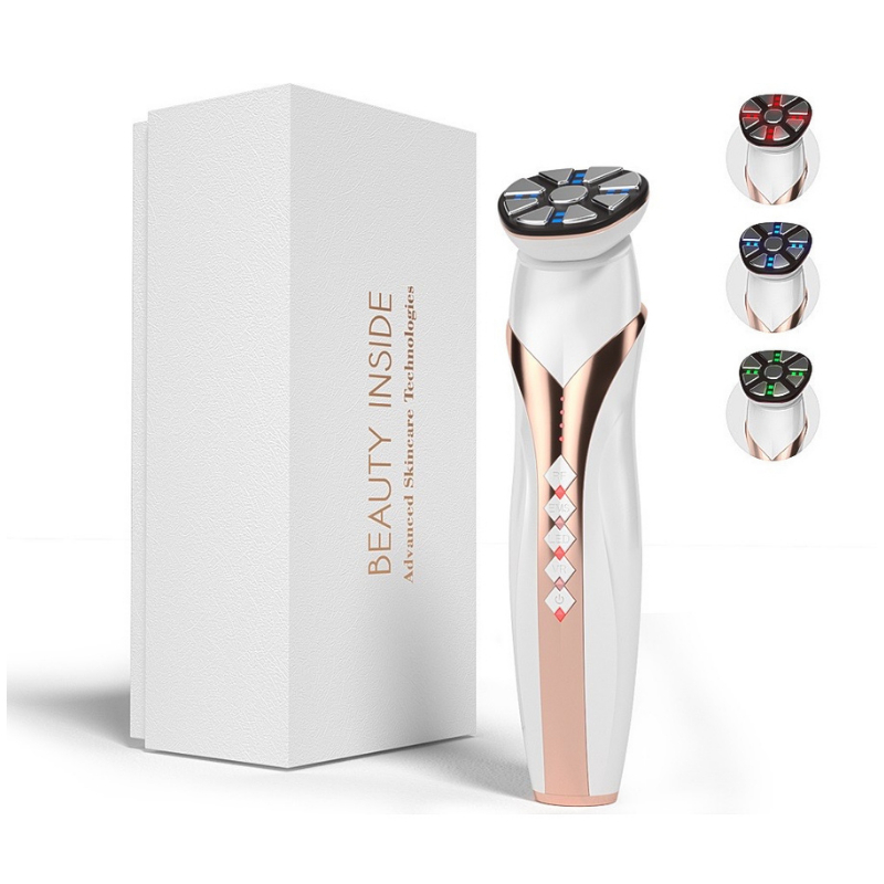 Máy massage mặt nâng cơ mặt bằng RF đẩy tinh chất trắng da thon gọn khuôn mặt mờ nám giảm nhăn