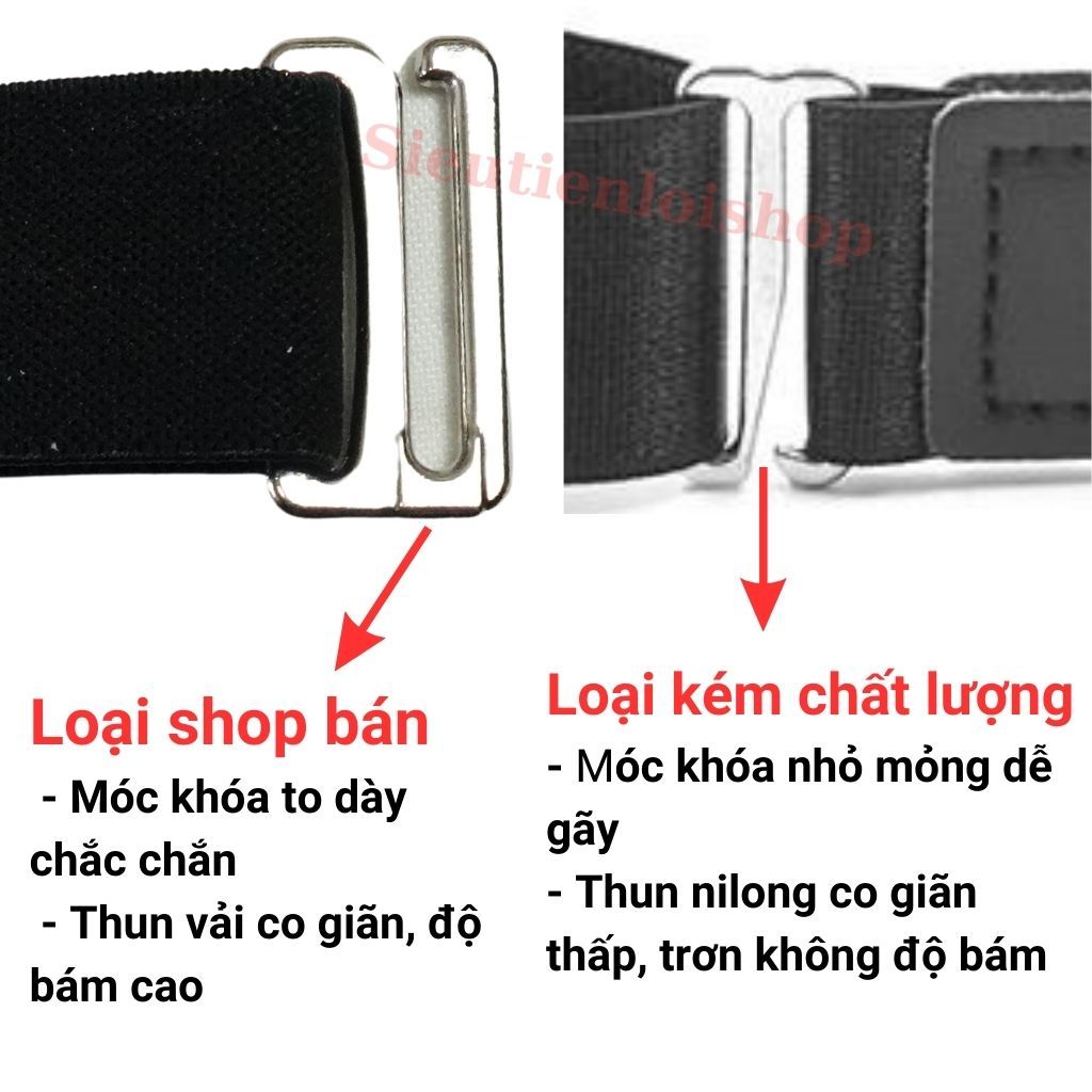 Đai giữ áo sơ mi nam nữ gọn gàng thanh lịch - Đai sơ vin giữ áo sơmi loại tốt siêu tiện lợi
