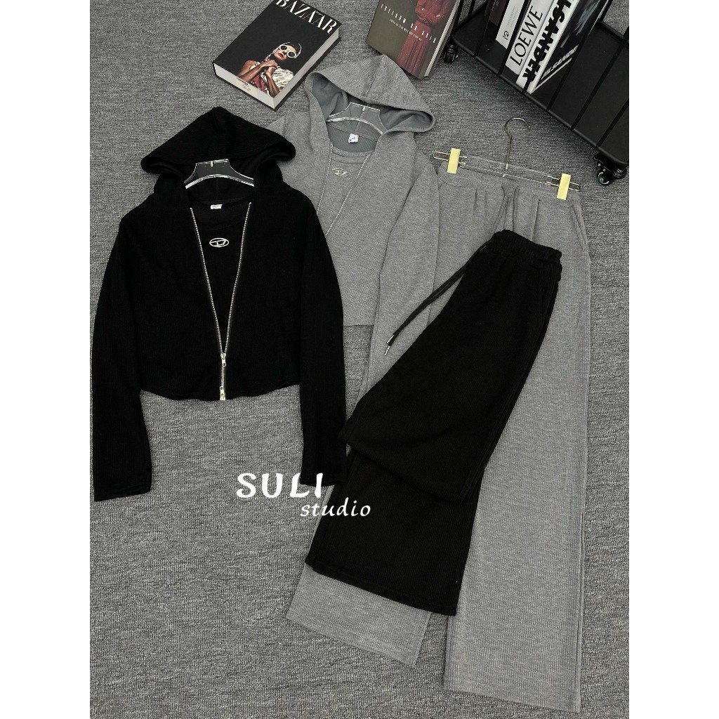 Set 3 món dài tay basic