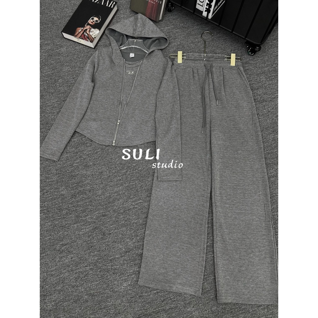 Set 3 món dài tay basic