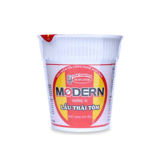 Mì ly Moden lẩu thái tôm 65g,omachi chua cay hải sản